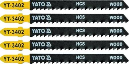 YATO BRZESZCZOT DO WYRZYNARKI 5szt. DREWNO TYP T 3402