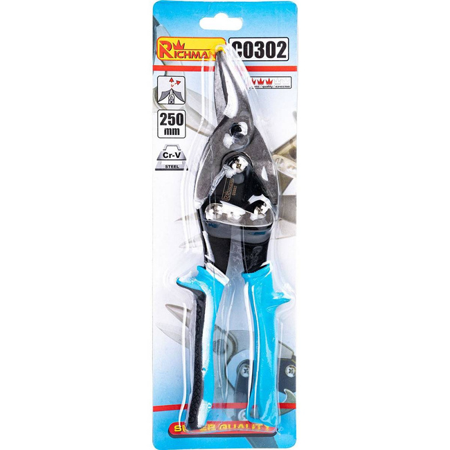 NOŻYCE DO CIĘCIA BLACHY PRAWE Richmann C0302