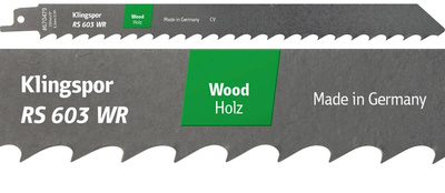 KLINGSPOR BRZESZCZOT DO PIŁY SZABLASTEJ 300x19x1,2mm RS 603 WR /5szt.