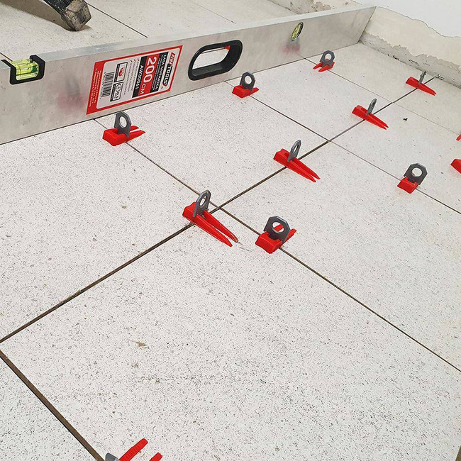 AWTOOLS SYSTEM POZIOMOWANIA PŁYTEK 7mm-15mm / START SET / 100szt.+300szt. (KLIN+KLIPS 1,5MM)