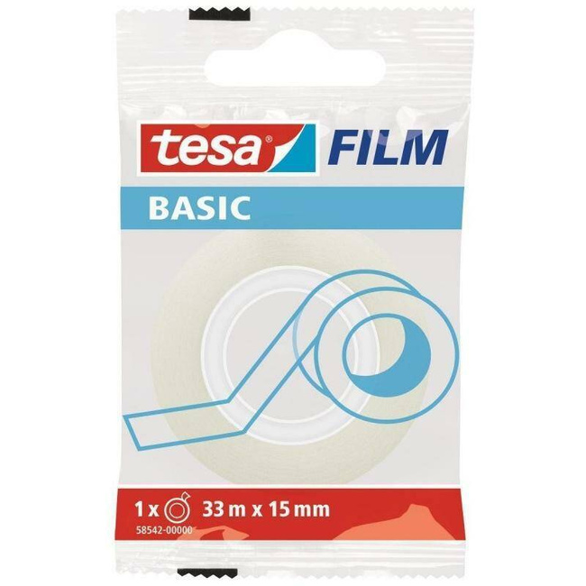 TESA TAŚMA BIUROWA BASIC 33m x 15mm