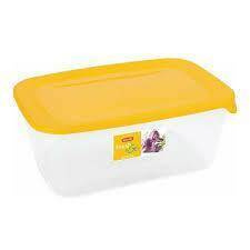 CURVER ZESTAW POJEMNIKÓW FRESH&GO 2L+1L+0,5L   /ŻÓŁTY/ 
TRANSPARENTNY