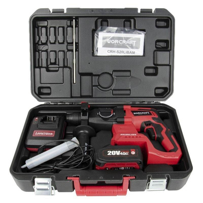 Akumulatorowy młot udarowy Li-ion 20V (w pudełku plastikowym) CRHS20LiBAM - WORCRAFT