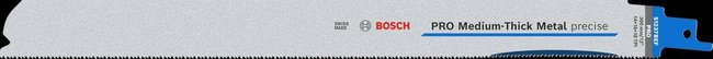 BOSCH BRZESZCZOT DO PIŁY SZABLASTEJ PRO MEDIUM-THICK METAL PRECISE S1237BEF 1,1 x 25 x 300mm /5szt.