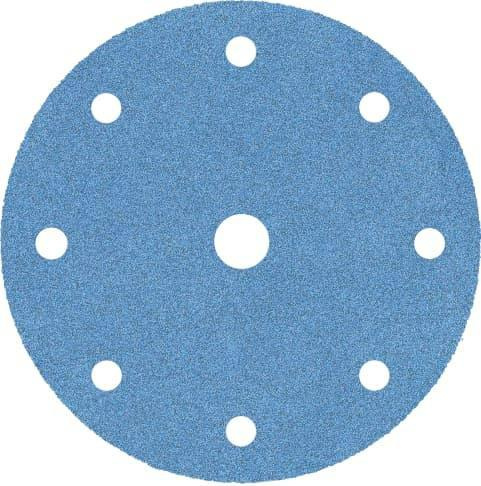 KLINGSPOR KRĄŻEK ŚCIERNY SAMOPRZYCZEPNY 125mm  PS36CK gr.100 /50szt.   Z OTWORAMI GLS3   TWARDE DREWNO/TWORZYWA SZTUCZNE