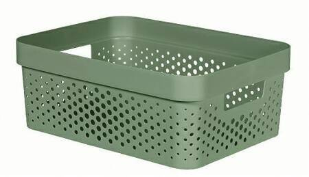 CURVER POJEMNIK INFINITY 11L AŻUROWY   /ZIELONY