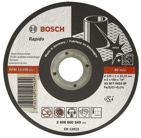 BOSCH TARCZA DO METALU 230*2,0*22 RAPIDO