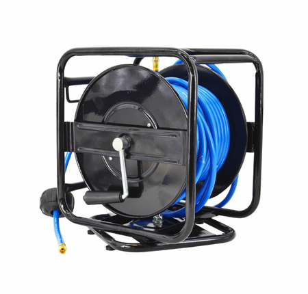 AWTOOLS PRZEWÓD / WĄŻ PNEUMATYCZNY NA ZWIJAKU METALOWYM  8x12mm x 30m