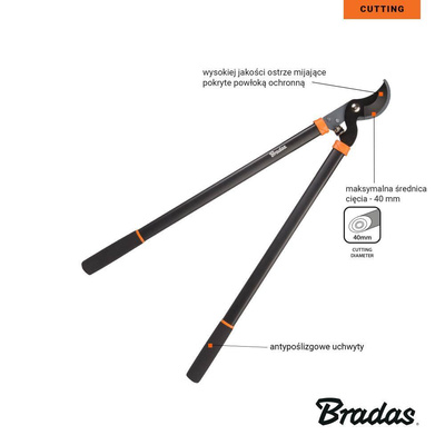 SEKATOR DO GAŁĘZI V-SERIES-D OSTRZE MIJAJĄCE 40mm