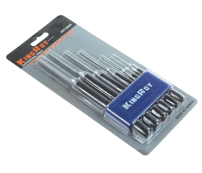 Zestaw wybijaków cylindrycznych 2-8 mm 6 szt. King Roy CTL00116
