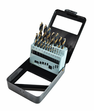 AWTOOLS WIERTŁO METAL HSS M2 KPL. 19szt./1.0-10 mm/ PREMIUM