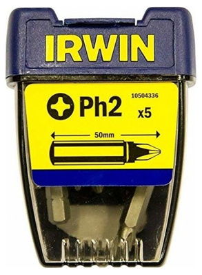 Grot Phillips Ph2 L=50 mm 1/4" 5 szt. Irwin 10504336