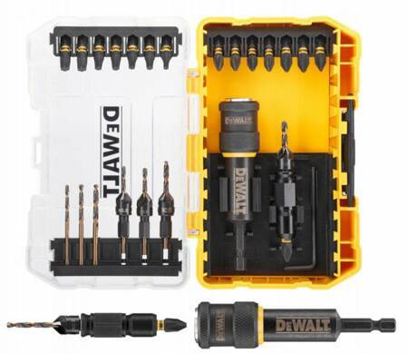 DEWALT ZESTAW WIERTEŁ I BITÓW  22cz. "OBRÓĆ I PRACUJ"