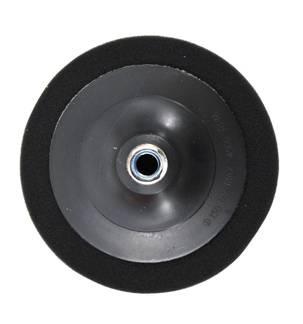 AWTOOLS DYSK 125mm POLERSKI GĄBKA CZARNA  M14 MIĘKKA