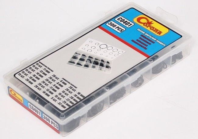 Zestaw pierścieni seegera Corona C0401