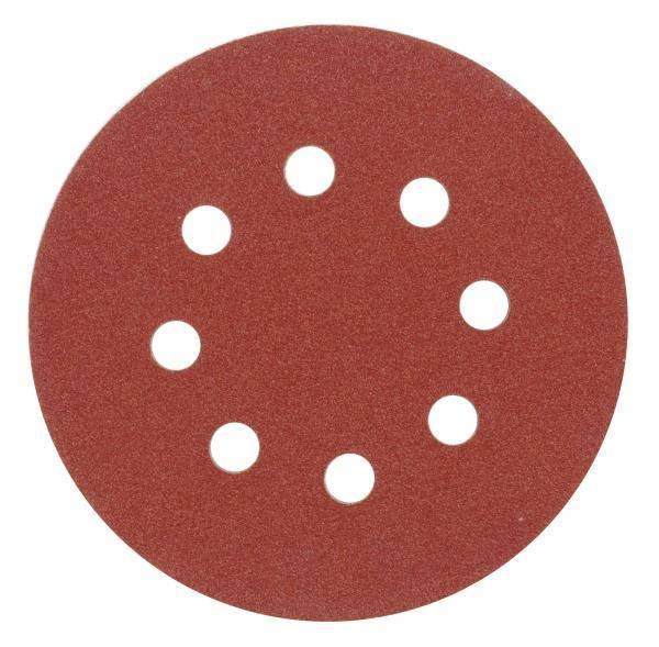 VOREL KRĄŻEK ŚCIERNY 125mm Z OTWORAMI kpl. 5szt  P-40 08574