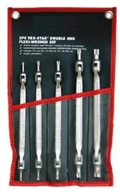 Zestaw kluczy przegubowych T15-T60 5 szt. Ellient Tools CTL00308