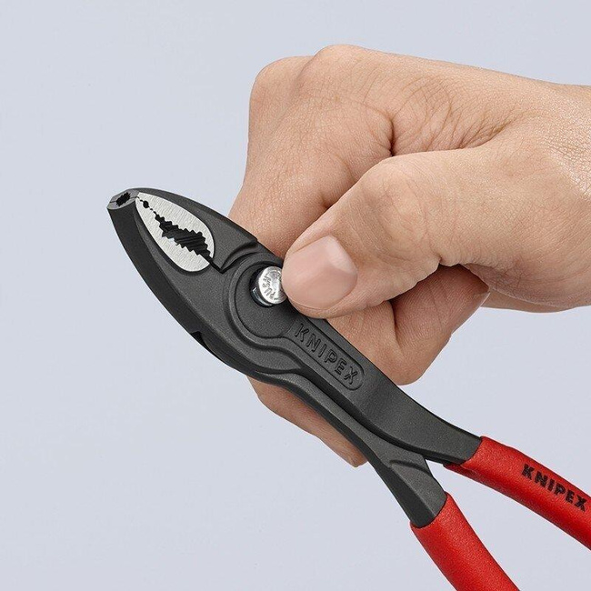 Szczypce zaciskowe TwinGrip z złączem przesuwnym, 200 mm 8201200 - KNIPEX