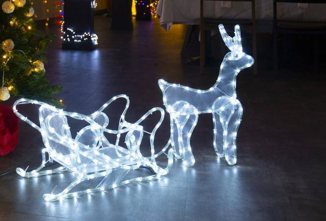 RXL 245 Sanie z reni 198LED CW TM RETLUX