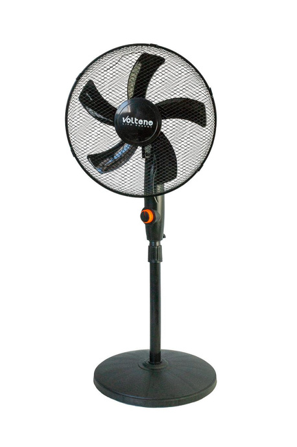 VOLTENO WENTYLATOR PODŁOGOWY CZARNY 40cm PODSTAWA OKRĄGŁA