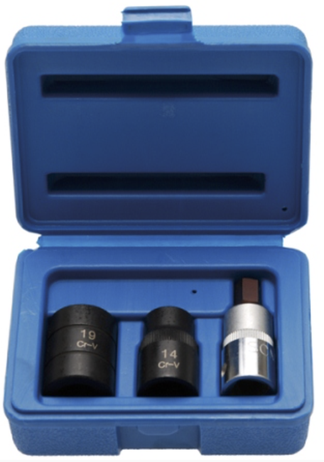 Zestaw kluczy 5-kt. do zacisków hamulcowych 3szt. QS70401