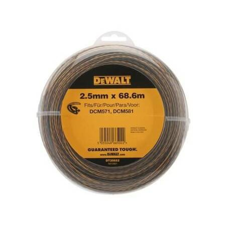 DEWALT ŻYŁKA DO KOSY 2,5mm 68,8m
