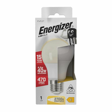 ENERGIZER ŻARÓWKA BULB  4,2W / 40W E27 470LM BARWA NEUTRALNA