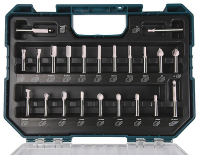 MAKITA FREZY DO ROWKÓW 8mm ZESTAW 22szt.