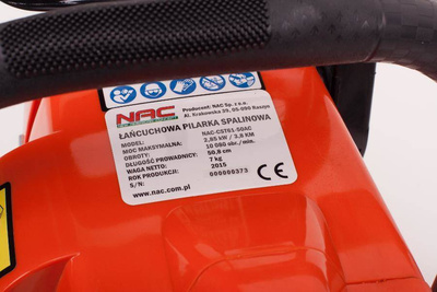 NAC PIŁA ŁAŃCUCHOWA BENZYNOWA 3,8KM 50cm NAC-CST61-50AC