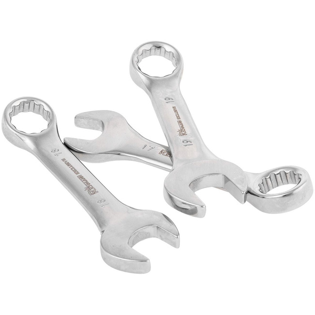 Zestaw kluczy płasko-oczkowych krótkich 10-19 mm 10 szt. Corona / Richmann Exclusive C6390