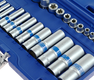 Zestaw nasadek E-TORX E4-E24 1/4" 3/8" 1/2" 28 szt. King Roy CTL0080