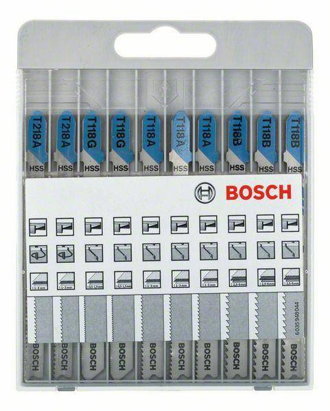 BOSCH BRZESZCZOTY "T" ZESTAW DO METALU  10szt