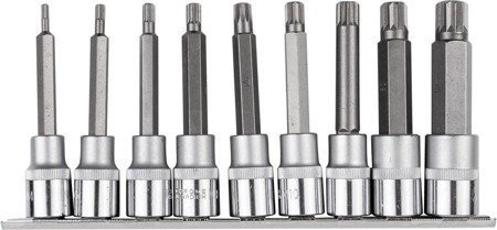 Zestaw kluczy nasadowych SPLINE na listwie Corona Exclusive C6924