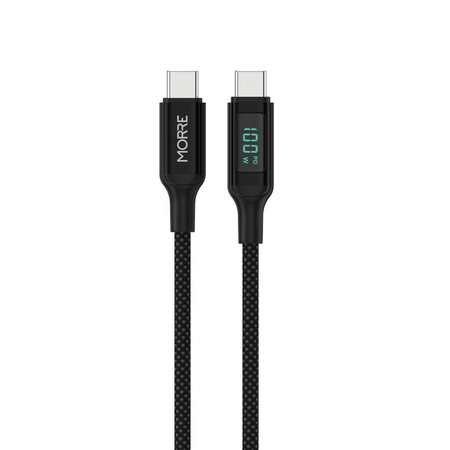 MORRE KABEL DO ŁADOWARKI USB-C 100W 1,5m Z WYŚWIETLACZEM LED