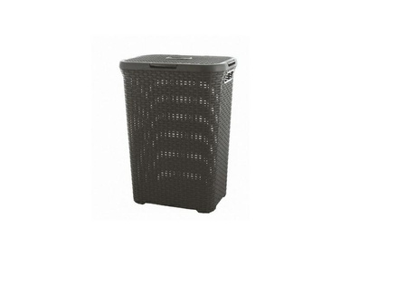 CURVER KOSZ NA BIELIZNĘ "NATURAL STYLE" 60L /CIEMNY SZARY