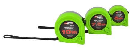 AWTOOLS MIARA ZWIJANA ABS 10m x 25mm