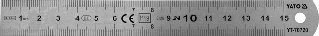 YATO PRZYMIAR STALOWY  150mm STAINLESS