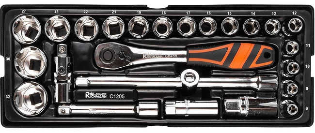 Zestaw kluczy nasadowych 1/2" 8-32 mm Corona Exclusive C1205