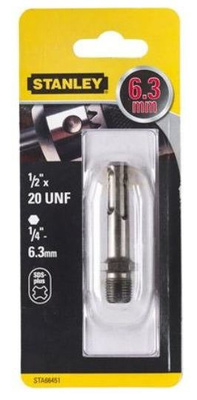 Adapter z SDS-Plus na 1/2" x 20 UNF z gniazdem 1/4" Stanley STA66451