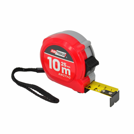 AWTOOLS MIARA ZWIJANA COMPACT  10m x 25mm ABS 2-STOP