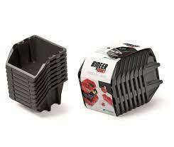 KUWETY  8 BINEER SHORT 10 SZT. CZARNE 206x118x144mm