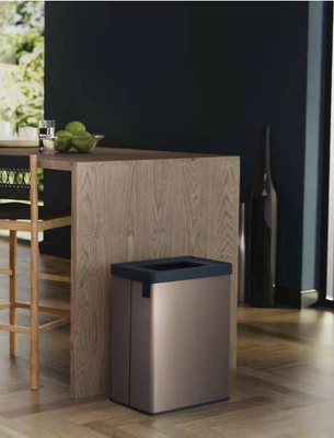 CURVER KOSZ NA ŚMIECI VERTO 54L /PERŁOWY NIEBIESKI