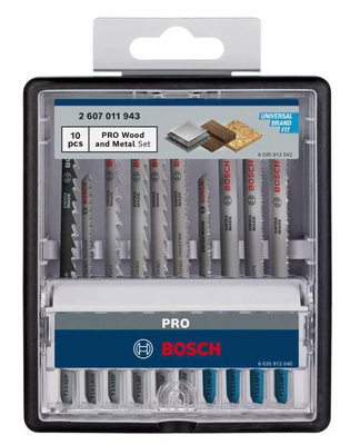 BOSCH BRZESZCZOT T ZESTAW PRO WOOD AND METAL 100mm 10szt.