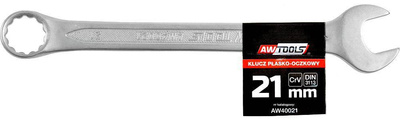 AWTOOLS KLUCZ PŁASKO-OCZKOWY CrV DIN3113 ROZMIAR: 21 (MM)