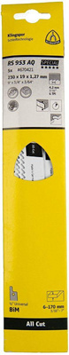 KLINGSPOR BRZESZCZOT DO PIŁY SZABLASTEJ 230x19x1,27mm RS 953 AQ /5szt.
