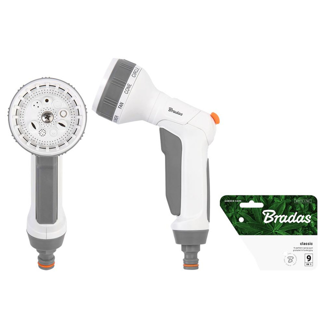 PISTOLET DO WODY 9-FUNKCYJNY CLASSIC /WHITE LINE