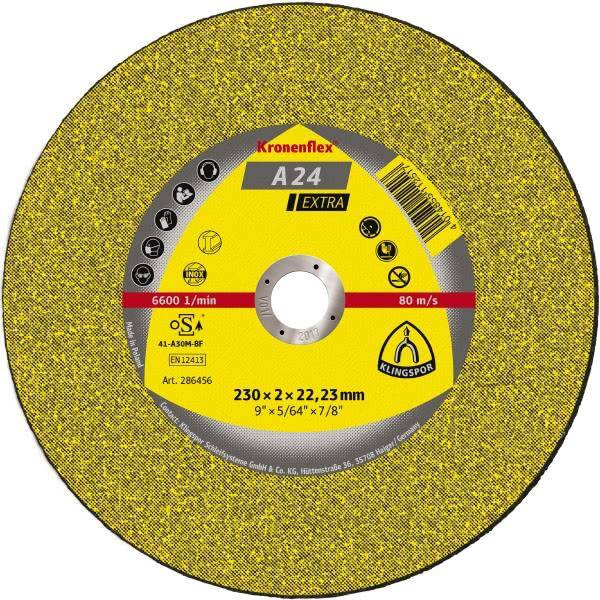 KLINGSPOR TARCZA DO CIĘCIA METALU 180mm x 3,0mm x 22,2mm  A24 Extra
