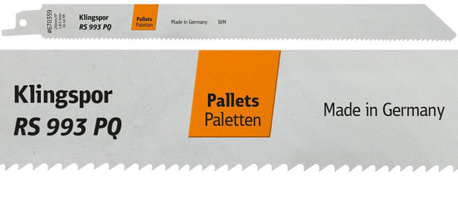 KLINGSPOR BRZESZCZOT DO PIŁY SZABLASTEJ 230x19x0,9mm RS 993 PQ /5szt.