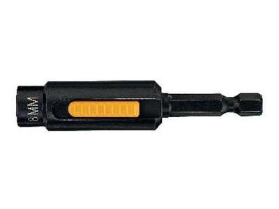 DEWALT KOŃCÓWKA Z NASADKĄ  8mm SAMOCZYSZCZĄCA