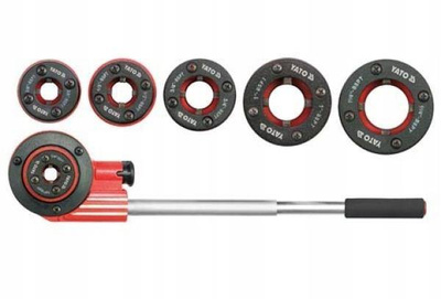 YATO GWINTOWNICA 6 elem. 1/4"-5/4"  + GRZECHOTKA 2900